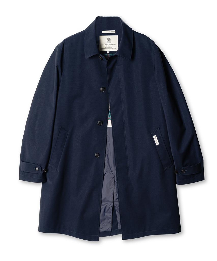 Edinburgh Club Wool Trench Coat (Navy)