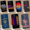 Armenia Armenians Flag For OPPO A9 A5 A53 2020 A52 A72 A96 A76 A16 A54 A74 A94 A58 A78 A98 A15 A79 A17 A57 A77 Case