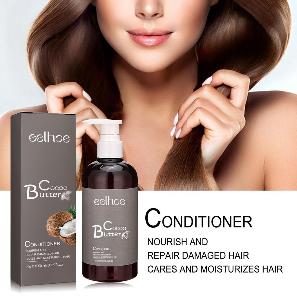 EELHOE Coconut Oil Hair Shampoo Hair Growth No Silicone Oil Control Anti Dandruff Itching Cleansing Professional Hair Treatment 100ml