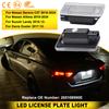 2Pcs Canbus LED License Number Plate Light Lamp For Nissan Serena C27 Altima Suzuki Landy Dacia Duster 265108990E