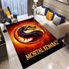 Ковер с принтом мультфильма MORTAL KOMBAT Нескользящий ковер Коврик для йоги Ковры для гостиной Ковер в зоне прихожей Коврик для двери Ковер с аниме Подарок на день рождения