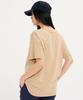 Aigle Official UVC Crew Neck Beige T-Shirt, Women's, ZTFAT57,
