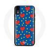Case for Iphone XS BTS Bangtan Boys BT21 TATA De V Blue Background