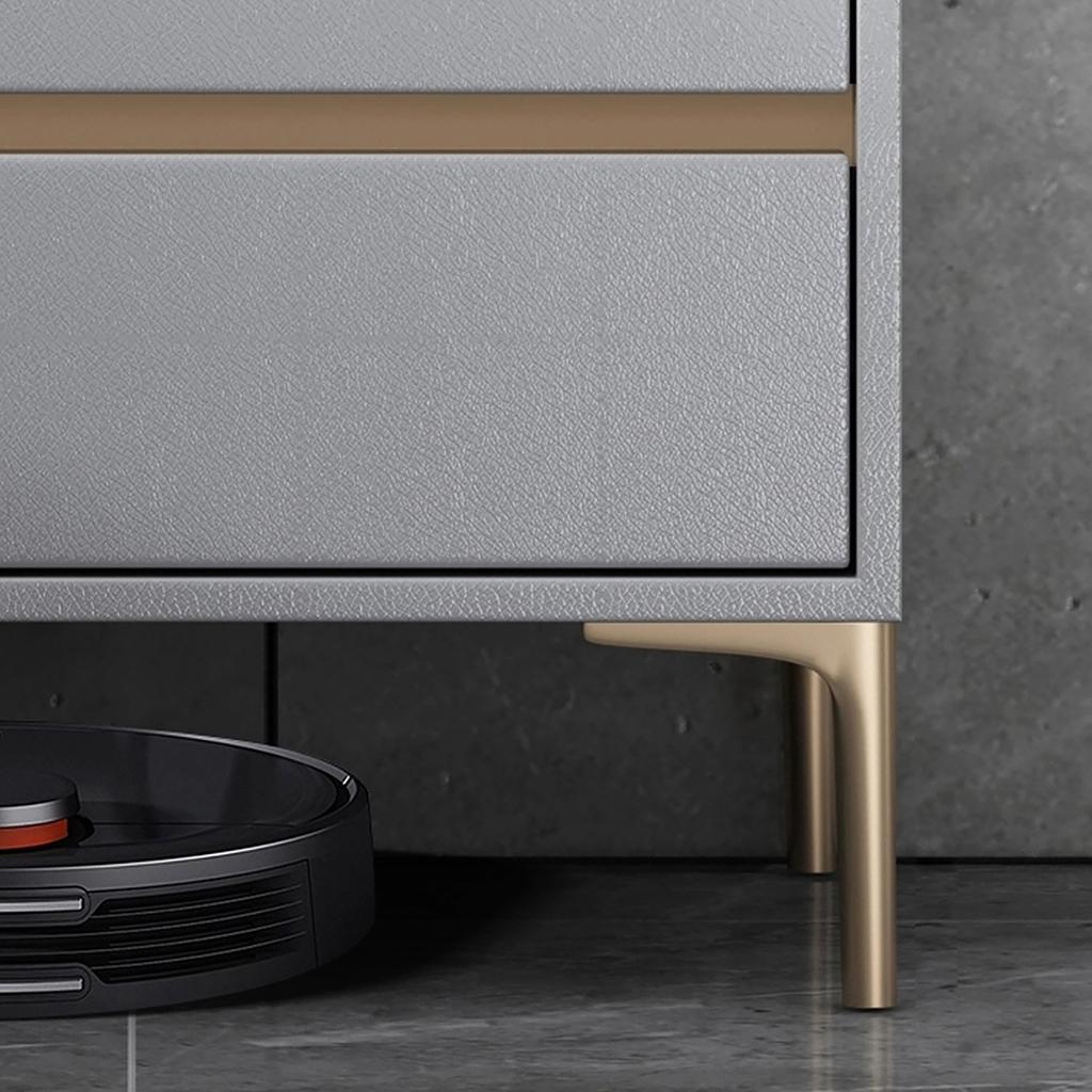 4 шт. Металлические ножки для мебели, ножки-заменители для дивана, ножки для комода в современном стиле, треугольные, простые в установке