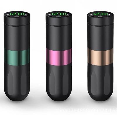 Беспроводная тату-машинка со светодиодным цифровым дисплеем, аккумулятор 1500 мАч, картридж для тату-ручки, инструменты для перманентного макияжа