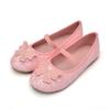2025 Princess Style Classmate Girls Crystal Shoes Cute Flash Bow Girls Dance Shoes