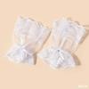 Up Bridal Wedding Gloves Mesh Bow Hand Wrist Cuffs Lace Hand Sleeves Lolita Gloves Women Gloves