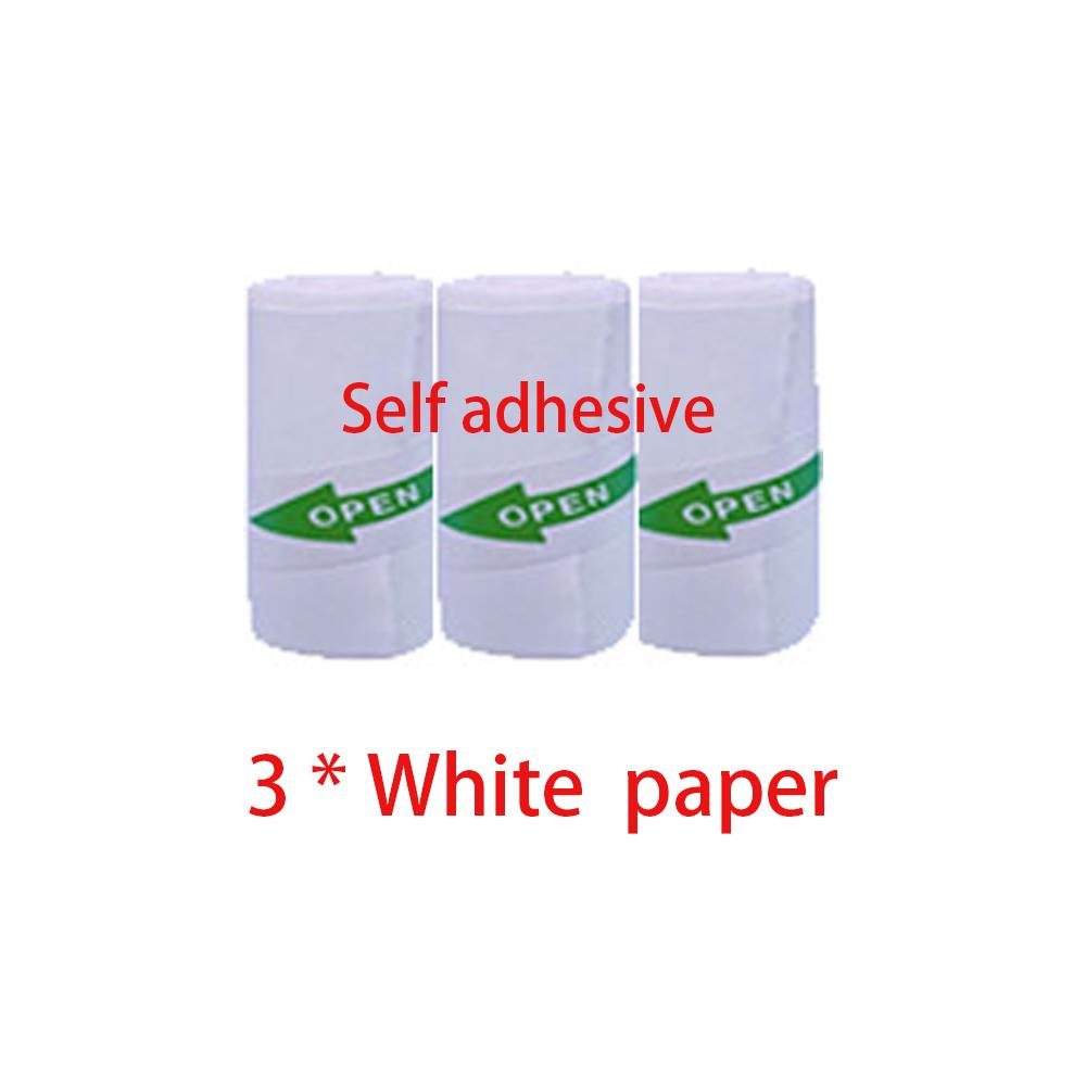 Mini Printer Paper Self-adhesive Thermal Papers HD Color Label Printers Wireless Label printer Inkless Printing Universal 57mm