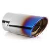 Multi-functional Burnt Color Stainless Steel Car Exhaust Tip Practical Durable Muffler Straight Tail Pipe Silencer
