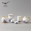 Auratic Mr. Porcelain 'Pearl on the Sea' 15-Piece Tea Set