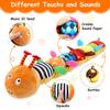 Musical Caterpillar Stuffed Animal Toys Infant Soft Plush Toy with Multi-Sensory Crinkle,Rattle & Textures for Babies 0-12 Months Newborn Children