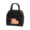 Cartoon Cute Capybara Print Insulated Lunch Bags  Portable Thermal Lunch Tote Bags Picnic Food Preservation Lunch Box Bag