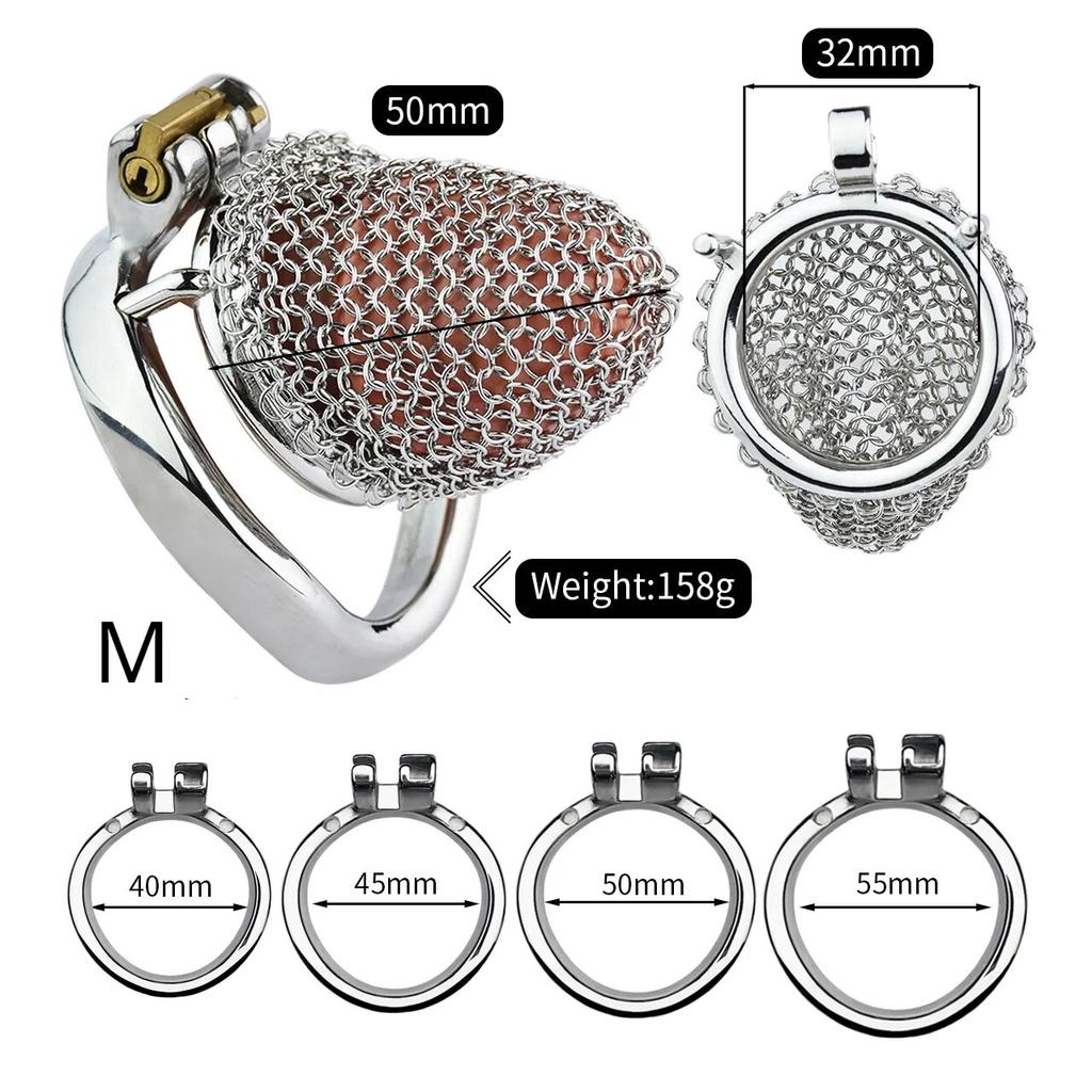 Цепь из нержавеющей стали, металлический замок CB, замок верности, мужской замок для пениса, кольцо на член, уретральный пояс верности, рабский бондаж