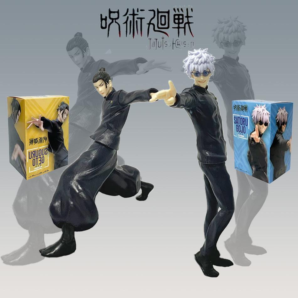 JJK Jujutsu Kaisen Аниме Фигурка Stopper для лапши 18 см Сатору Годжо 14,5 см Гэто Сугуру Фигурка Действия ПВХ Коллекционная Модель Игрушки Подарки
