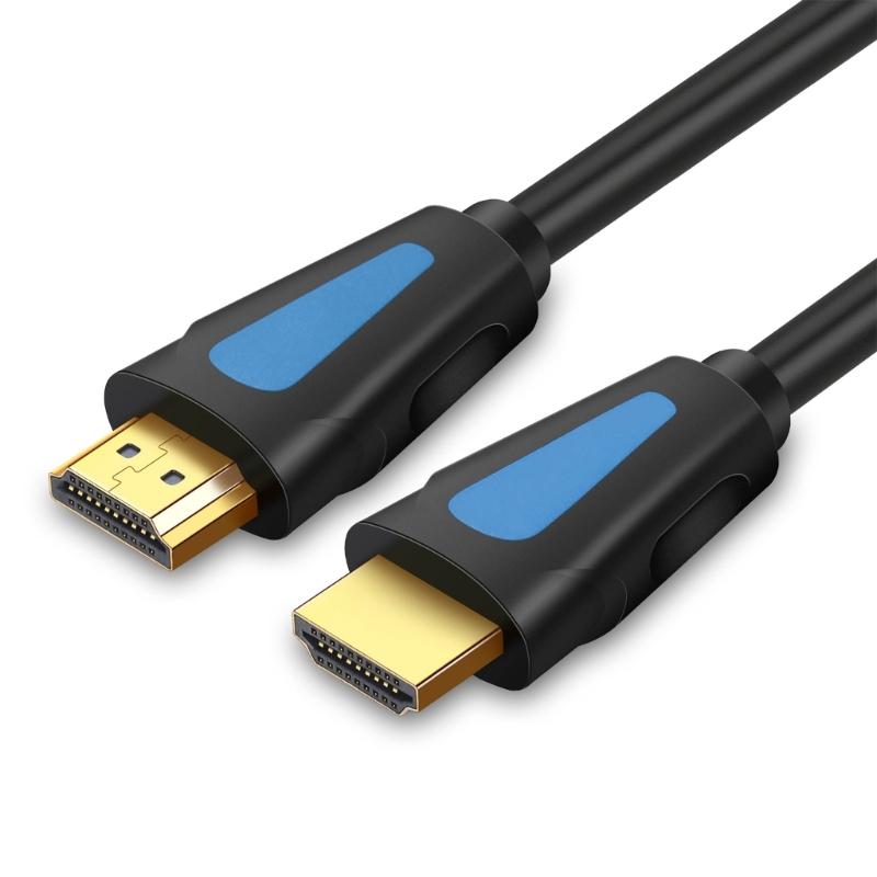 Премиальный HDMI 2.0 Кабель 25 футов 4K60 Гц 18 Гбит/с HDR 3D Поддержка Позолоченные Разъемы Алюминиевое Экранирование HDMI-шнур 50-300 см
