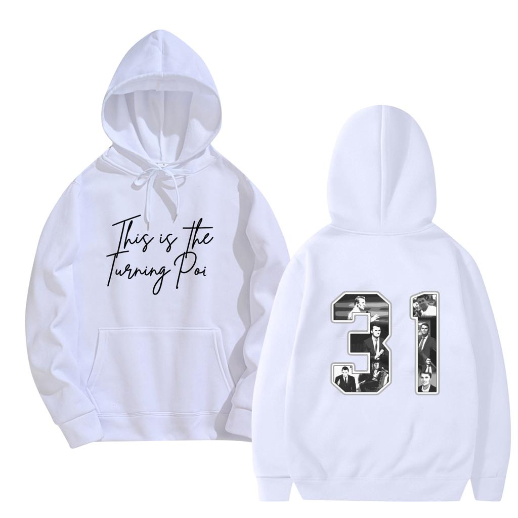 Women's And Men's Fashionable Hooded Long Sleeved Printed Casual Pullover Unisex Sweatshirt Top