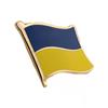 Булавки с украинским флагом из сплава, брошь с флагом, значок в память о путешествии, покажите свою поддержку Украине