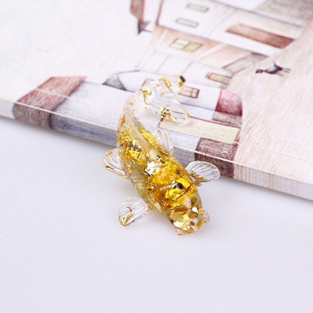 Natural Crystal Resin Crafts Wedding Accessories Artificial Fish Car Pendant Fish Ornaments