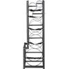 Refrigerant Tank Rack, with 1 x 50lb, 2 x 30lb and Other 3 Small Bottle Tanks, Cylinder Tank Rack 15.55x12.99x49.8 in, Refrigerant Cylinder Rack and