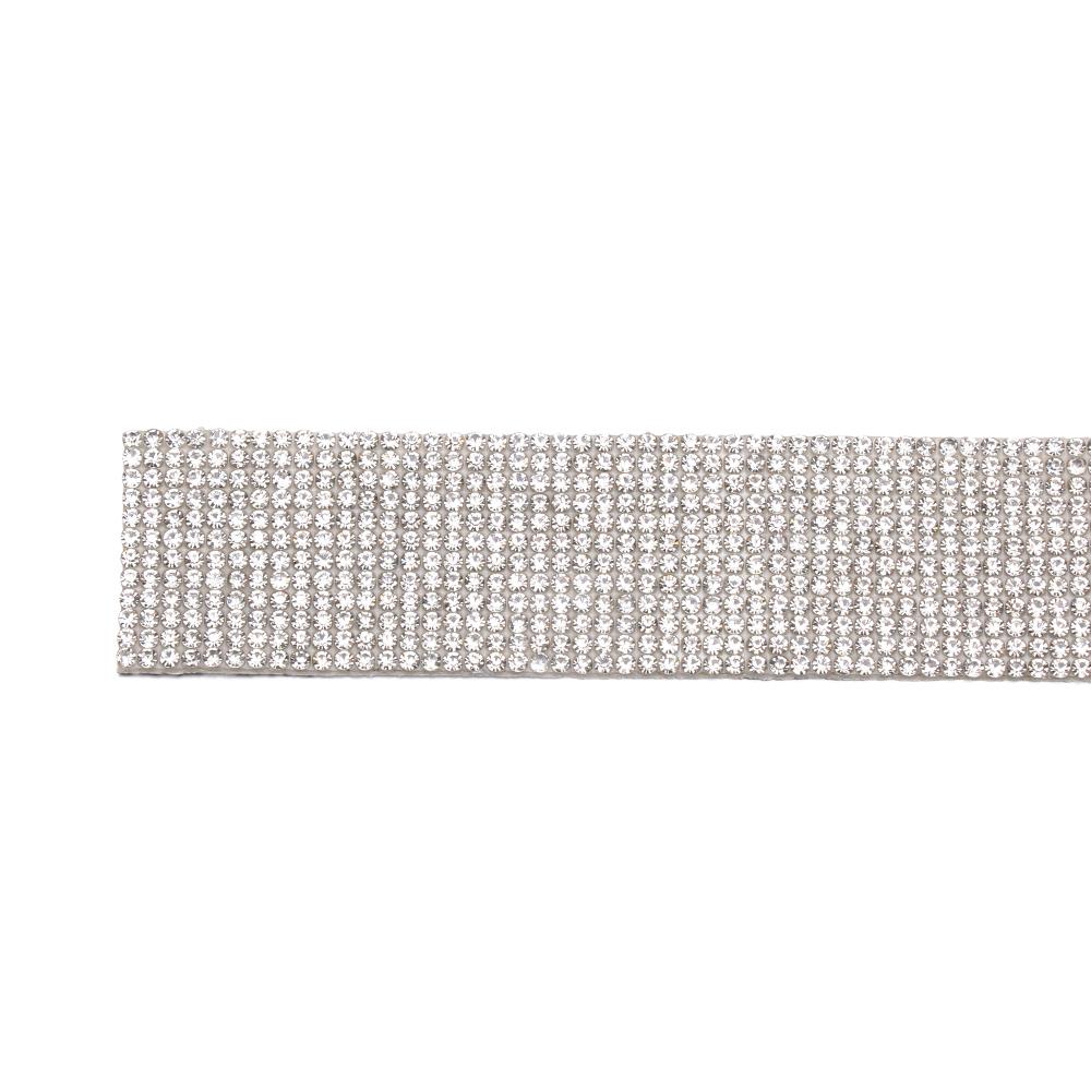 Decoration Sewing Accessories Crystal Sticker Diamond Ribbon Self-Adhesive Rhinestone Trim Tape