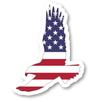 Bald Eagle American Flag Sticker USA Stickers - 3Inch Vinyl Laptop Stickers - for Laptop, Phone, Water Bottle,
