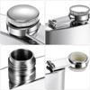 High Quality Stainless Steel Hip Flask Portable Leakproof Liquor Flask Convenient Container Whisky Flagon Outdoor