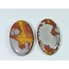 37-39MM Natural Noreena Jasper 2Pcs Oval Cabochon Loose Gemstone 93Cts. SK-4233