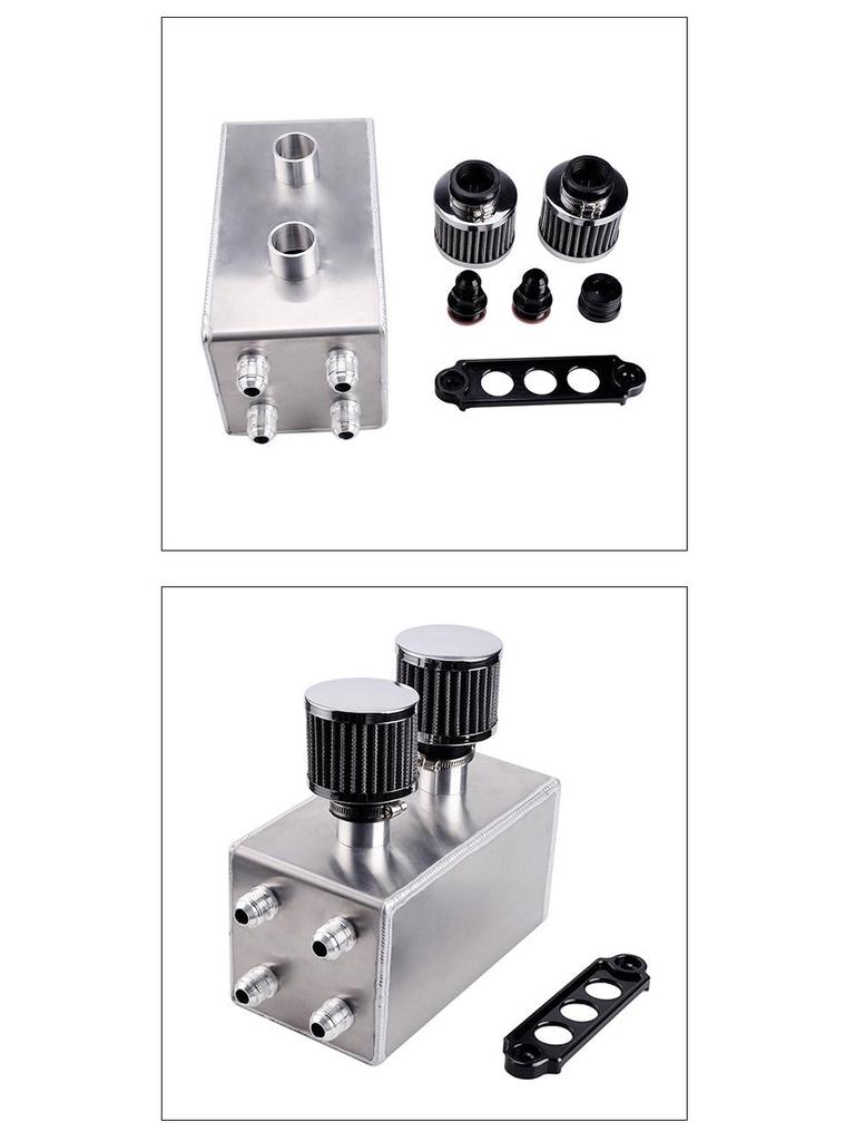 Honda Civic 92-00 Двухпортовый маслоуловитель Алюминиевый сапун-фильтр