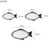 Fish Shape Ceramic Dinner Plate Creative Steaming Fish Plate Cooking Plate Fish Plates Sushi Dish Restaurant Specialty Tableware