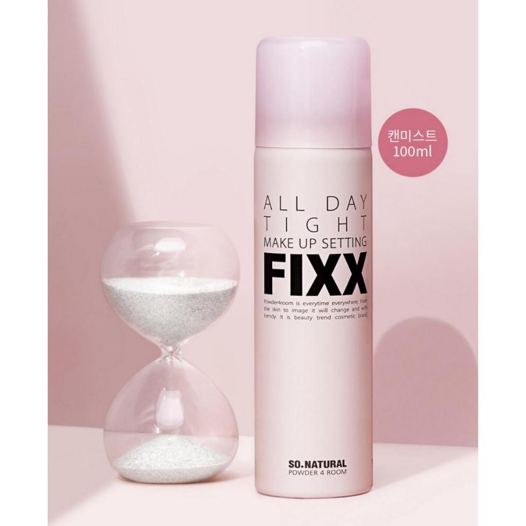 [So.Natural] Стойкий фиксирующий спрей для макияжа на весь день 100 мл/75 мл