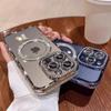 Прозрачный чехол с хрустальным алмазным покрытием для iPhone 15 Pro Max 14 Plus 12 13 Pro Max Magsafe, магнитный чехол для беспроводной зарядки для iPhone 15 Plus 14 Pro