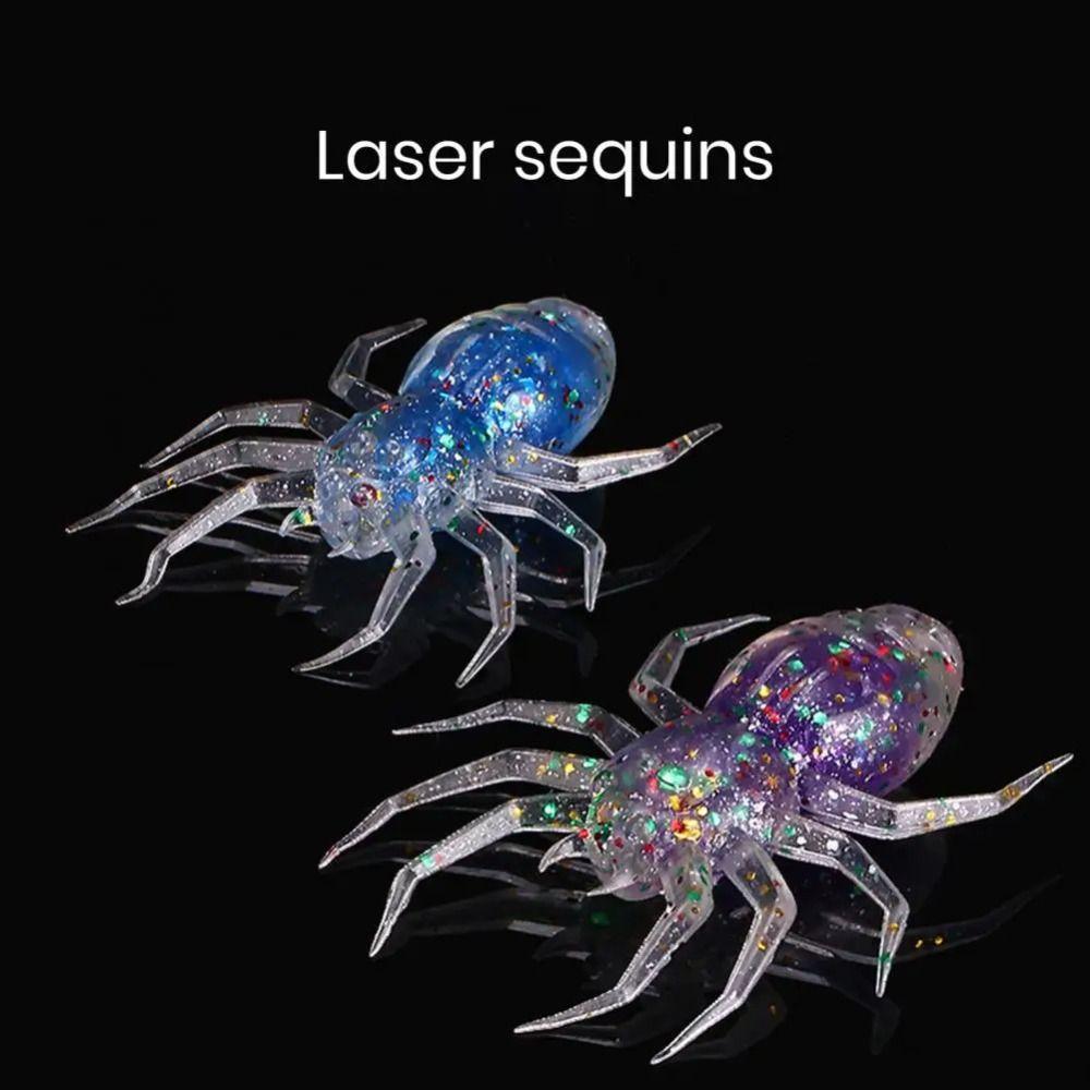 5 шт. устойчивая к укусам мягкая приманка-паук реалистичная приманка-червь искусственная мягкая приманка для рыбалки на открытом воздухе