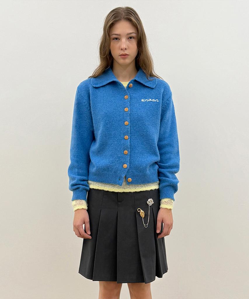 SINOON Sinoon Button Knit Cardigan (Blue)