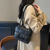 Korean niche design handbag women's 2025 new fashion bow small square bag commuter shoulder armpit bag