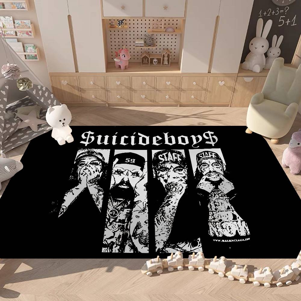 Хип-хоп Suicideboys G59 Коврик для ванной Комната детей Украшение спальни Балкон Противоскользящий коврик для двери Гостиная Коврик Добро пожаловать