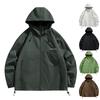 Autumn New Men's Jacket Functional Standing Collar Charge Coat Trendy Loose Jacket Work Coat