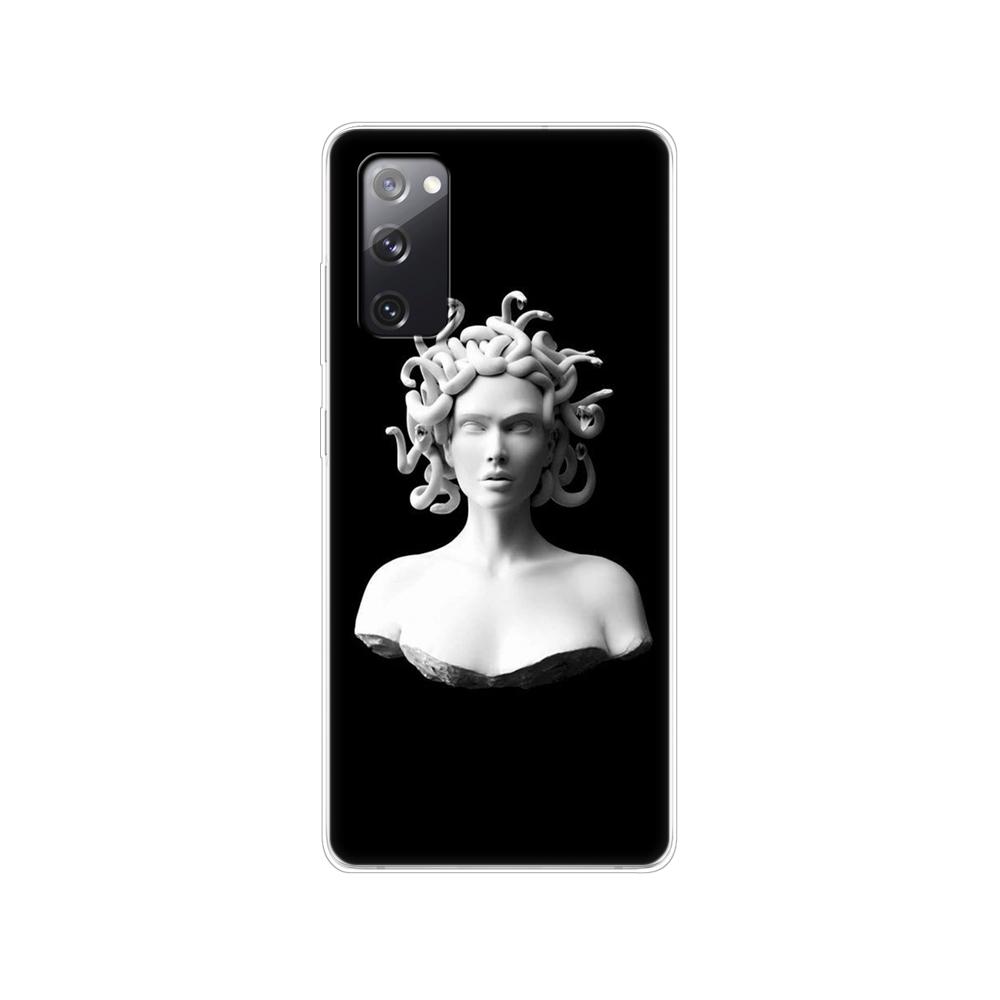 Чехол для Samsung Galaxy S20 FE 6,5 "Мягкий силиконовый чехол из ТПУ на заднюю панель телефона для Samsung S20 fe, бампер GalaxyS20 FE S20FE, принципиально чехол