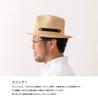 Шляпа UKH057 Paulo Raffia Fedora Шляпа 58 см 60 см пояс Мужская Женская Шляпа Защита от солнца Защита от ультрафиолета Размер (Магазин Танака) Мужской (L (60см))