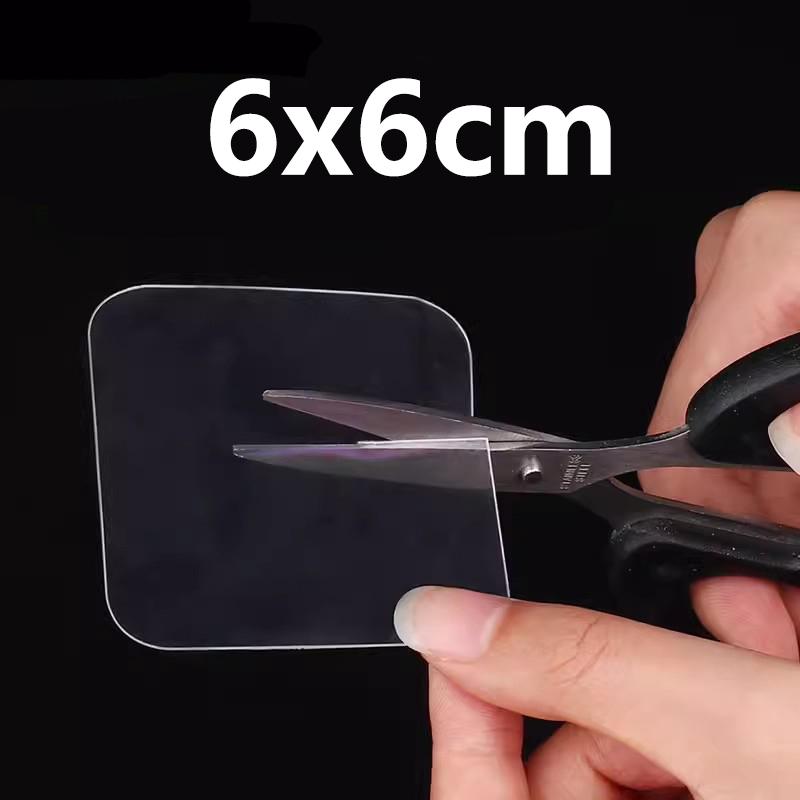 Супер прочная двухсторонняя клейкая нанолента прозрачные настенные наклейки водонепроницаемые бытовые товары клеи не оставляют следов 100 шт.