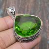 Lovely Peridot Gemstone Handmade 925 Sterling Silver Jewelry Pendant