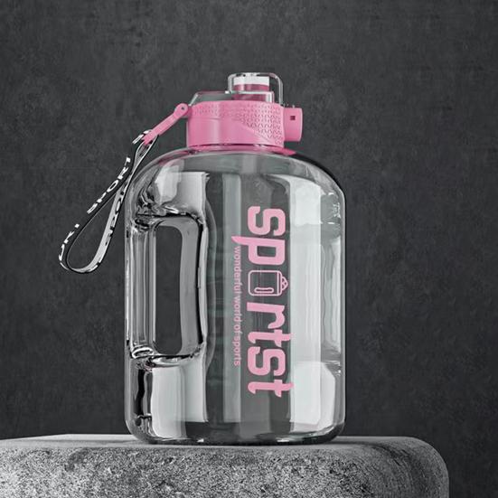1.7/2.7 л Спортивная бутылка для воды с соломинкой Большой вместимости Герметичная Портативная Легкая Для улицы Велоспорт Тренажерный зал Фитнес Путешествия Чашка для питья