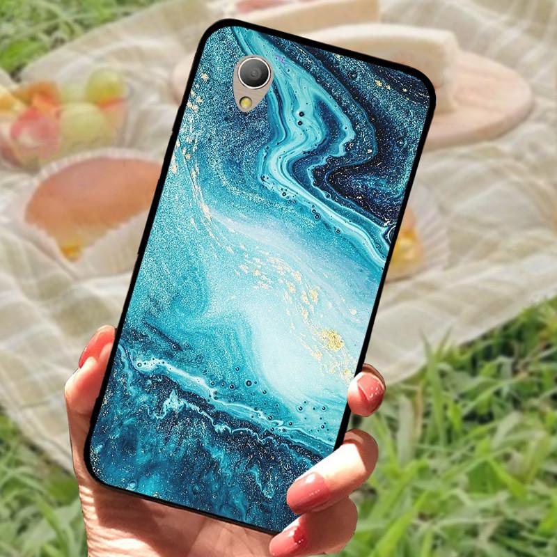 For Alcatel 1 5033D Case Cover Alcatel1 Silicone Soft Marble Black Bumper Funda Coque for Alcatel 1 5033D 5033 5033A Protective