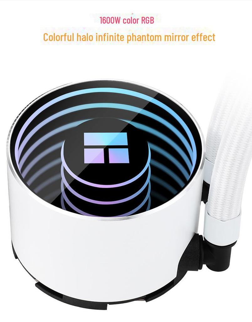 Водяной кулер для процессора Limin ARGB FN240/FN360, черный и белый