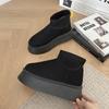 Winter Women Platform Boots Women Warm Plush Snow Boots Thicken Winter Woman Boots Cotton Shoes Flat Non-slip Botas Mujer I10