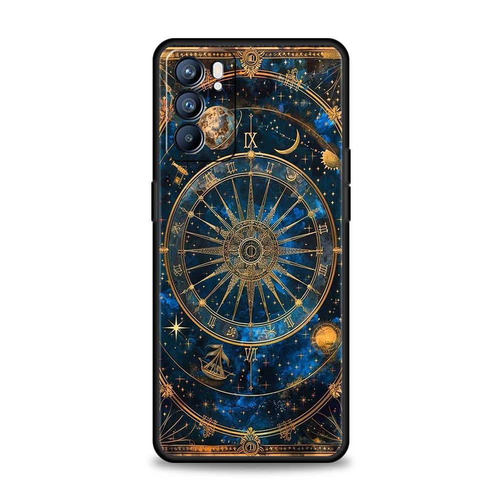 Чехол для Oppo Reno13 Reno12 Reno11 F Reno10 Pro A54 A53 A95 A76 A57 A98 A80 A79 5G A78 4G Обложка Звездное небо планета космос искусство
