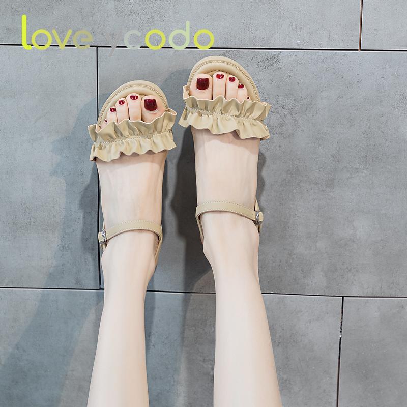 Летние женские и студенческие модные удобные сандалии ручной работы с лепестками из натуральной кожи