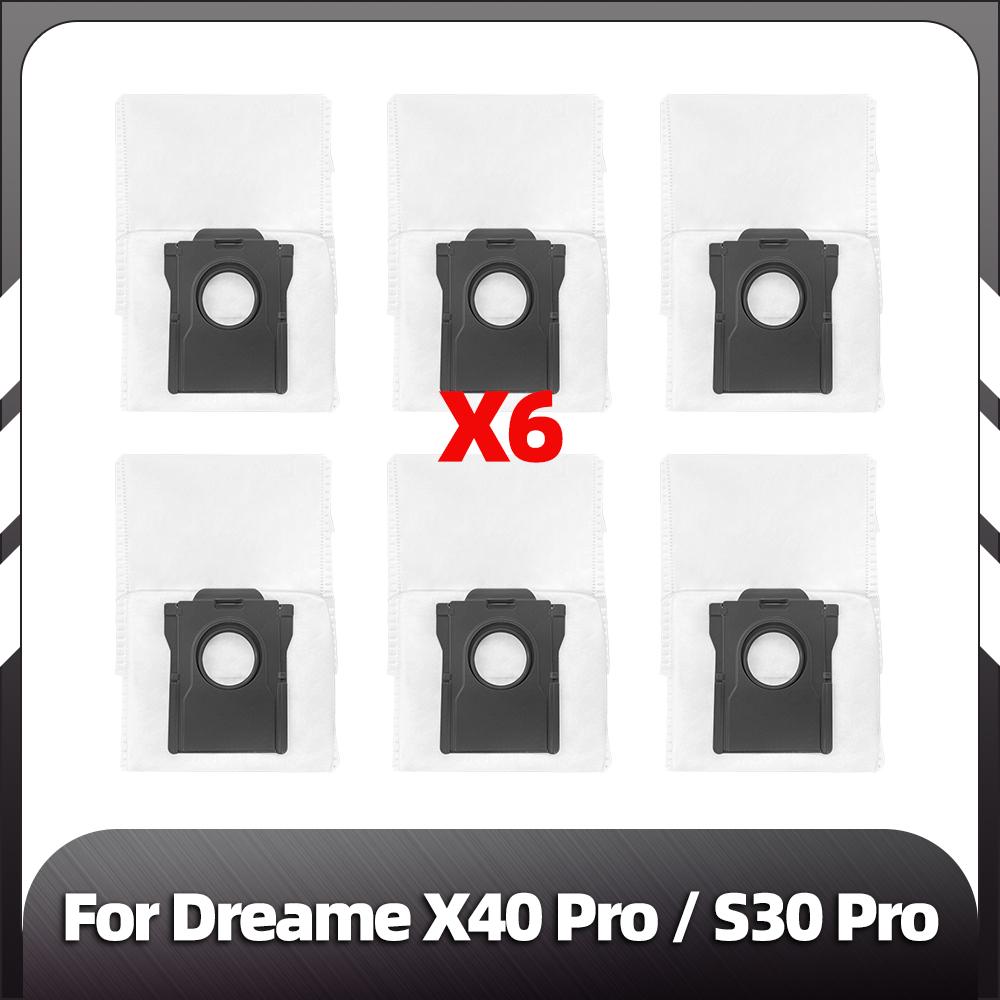 Совместимость с Dreame X40 Ultra / X40 Pro / S30 Pro Ultra Робот-пылесос Детали Основная боковая щетка HEPA-фильтр Насадки для швабры Детали пылесборника