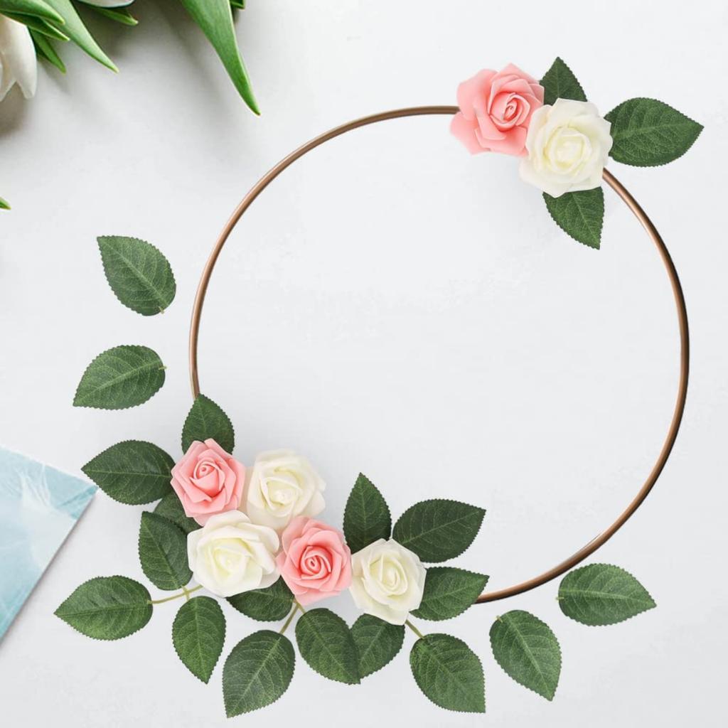 200 шт. искусственных роз, искусственные головки цветов, розы без стеблей, 5 см, пенопластовые розы, искусственные головки цветов для поделок, свадебных украшений для детского душа