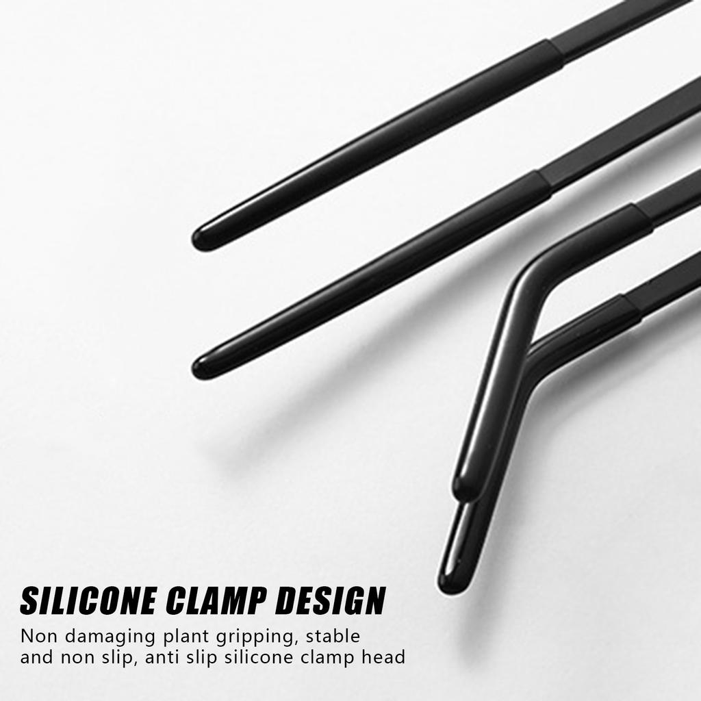 4pcs Reptile Feeding Tongs Aquascaping Tools Set for Pets Crab Turtle Planting Tweezers Stainless Steel Pet Feeding Clamp