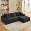Modular Sectional Sofa Couches L-Shape Couch 3 Seat Modular Sofa Memory Foam Sectional Couches for Living Room, Cloud Couch with Oversized Chaise
